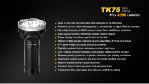 Fenix TK75 - Editie 2015